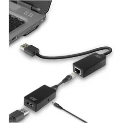 ACT USB Extender set over UTP up to 50 meters (USB), Netzwerk Adapter, Schwarz