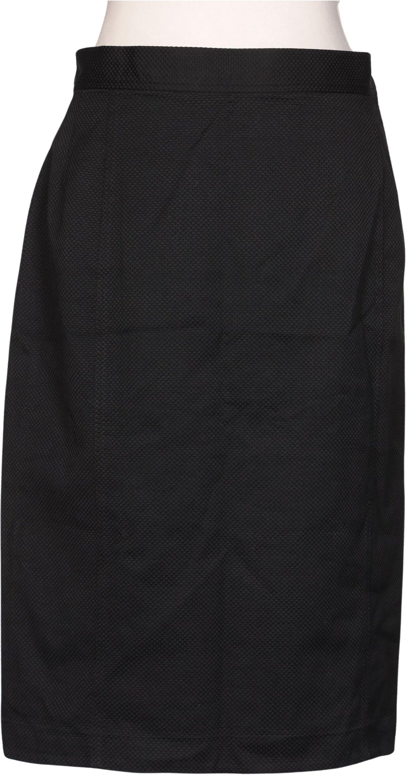 Salvatore Ferragamo Damen Rock, Schwarz, Gr. W30, Baumwolle - Second Hand