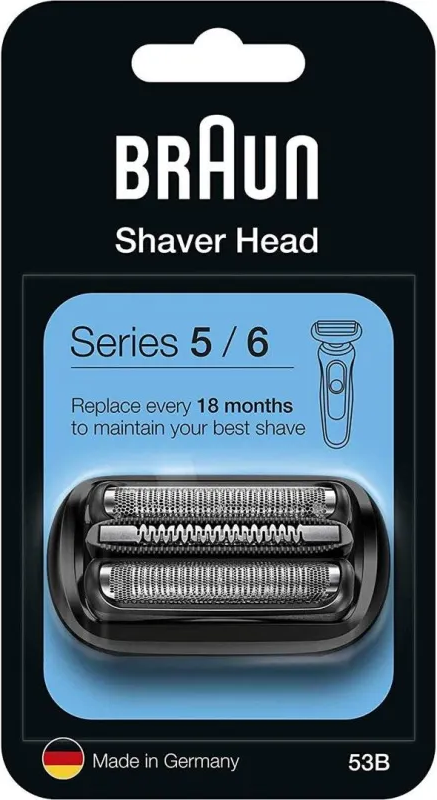 Cabezal Afeitadora Braun Shaver Head serie 5/6 53B