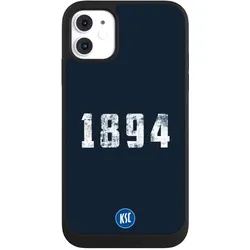 Nivocase Handyhülle für Apple iPhone 11 Hülle NIVOpure Case Schwarz Bundesliga KSC Karlsruher SC (Apple iPhone 11), Smartphone Hülle, Schwarz