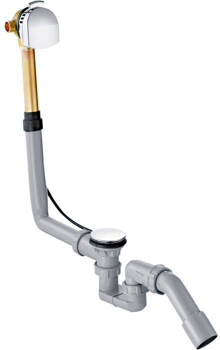 Hansgrohe Wannenein-,Ab-u.Überlaufgarnitur 58303310 Exafill Komplettset f.Normalwannen BRG