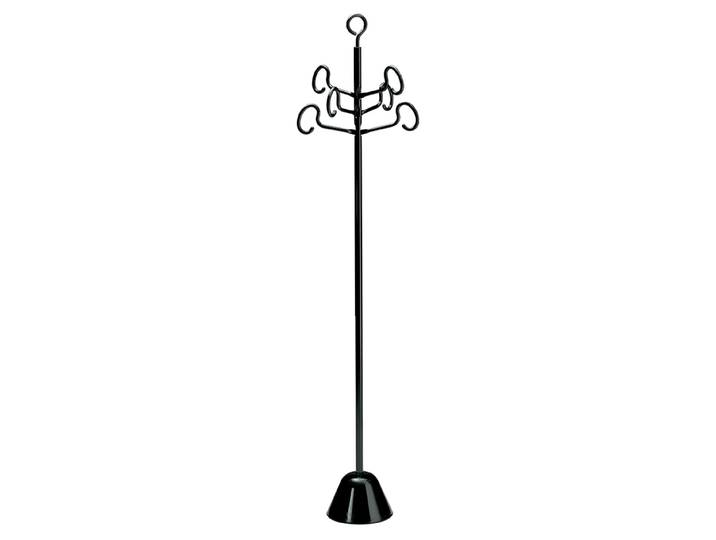 ZANOTTA portemanteau SERVOMANTO (Noir - acier et polypropylène)