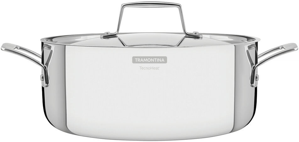 Tramontina Grano 3-PLY Stainless Steel Casserole 24 cm (4.7l) Stainless Steel 4.7L