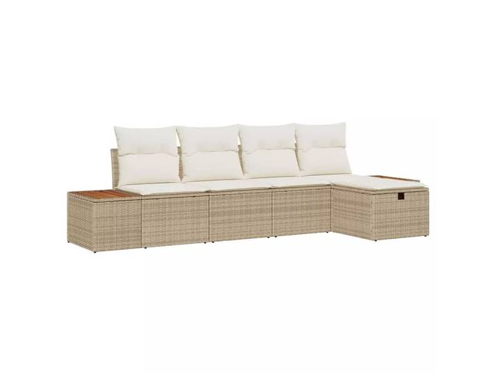 VidaXL - Modulare sofagarnitur poly-rattan, One Size, Beige