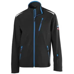 Softshell-Jacke 24, schwarz/türkis, Größe M - schwarz - M