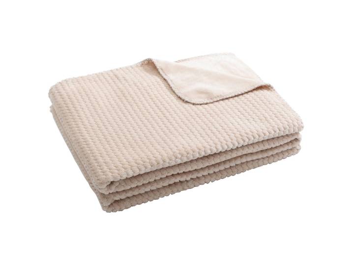 Novel Decke Zigzag, Greige, 150x200 cmes Vertrauen - Oeko-Tex®, pflegeleicht, Heimtextilien, Wohntextilien, Decken, Kuscheldecken