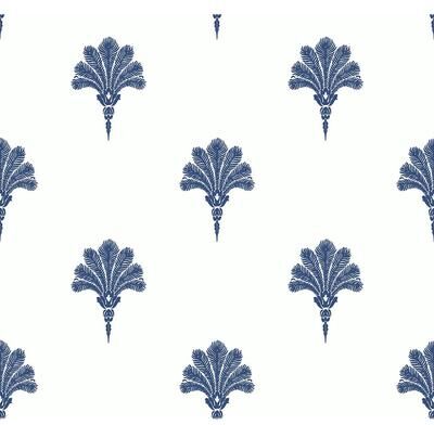 Seabrook Designs Beach House Summer Fan Unpasted Wallpaper
