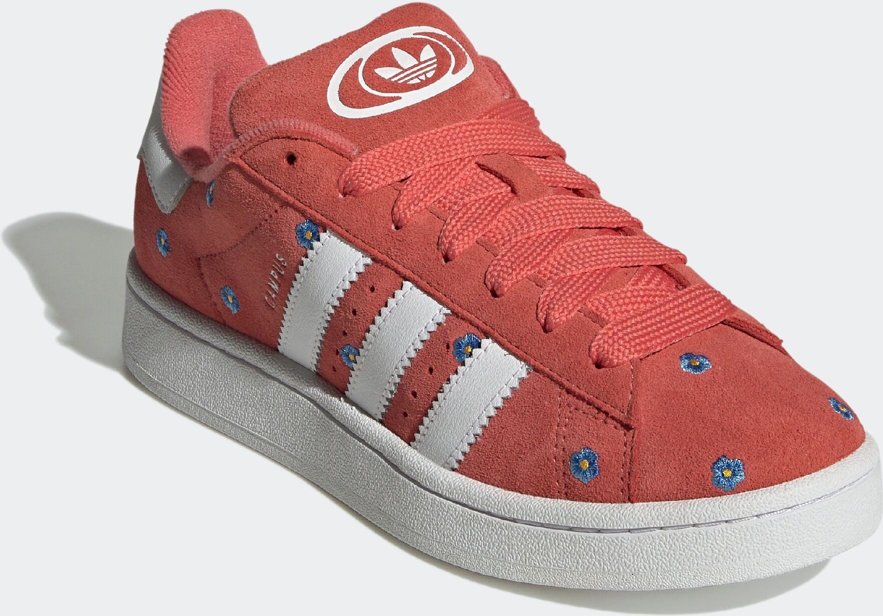 Sneaker ADIDAS ORIGINALS "CAMPUS 00S", Damen, Gr. 38, rot (prelsc, ftwwht, lightblau), Leder, Synthetik, Schuhe Sneaker prelsc, ftwwht, lightblau 38