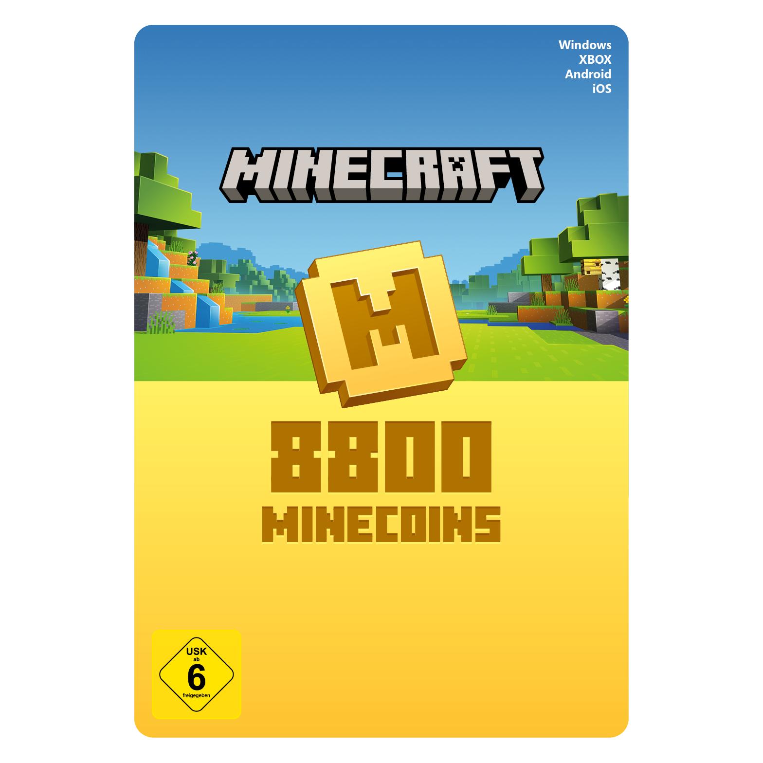 Microsoft Xbox Minecraft Minecoins Pack: 8800 Coins Download Code (7LM-00112)