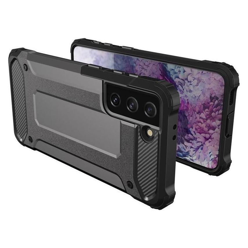 Hurtel Hybrid Armor robuste TPU/PC Panzer Handyhülle Hard Case für Samsung Galaxy S22+ (S22 Plus) schwarz (Samsung Galaxy S22+) (1404978613)