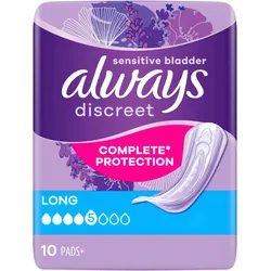 always discreet Bei Blasenschwäche Einlagen+ long 10 St Binden