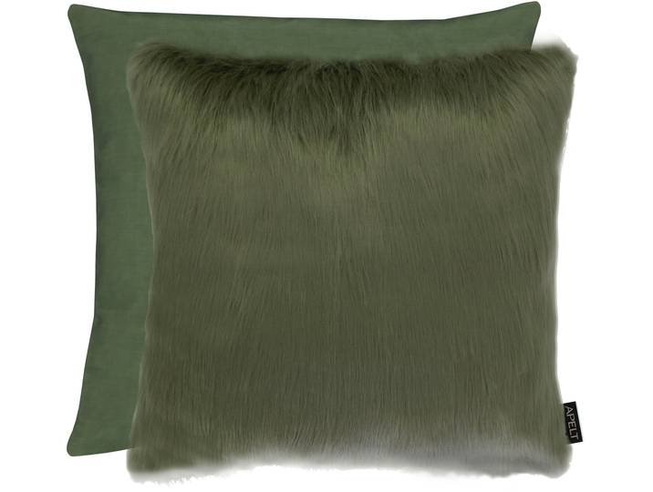 Dekokissen APELT Lars , grün, B:46cm L:46cm, Obermaterial: 50% Polyacryl, 50% Polyester, Dekokissen_Sitzkissen_Kissenhüllen, Dekokissen