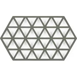 Triangles Untersetzer für heißes Geschirr 24 cm olivenfarben