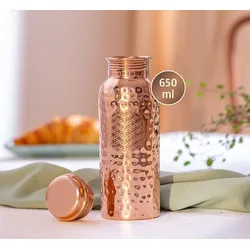 Kupferflasche Blume des Lebens