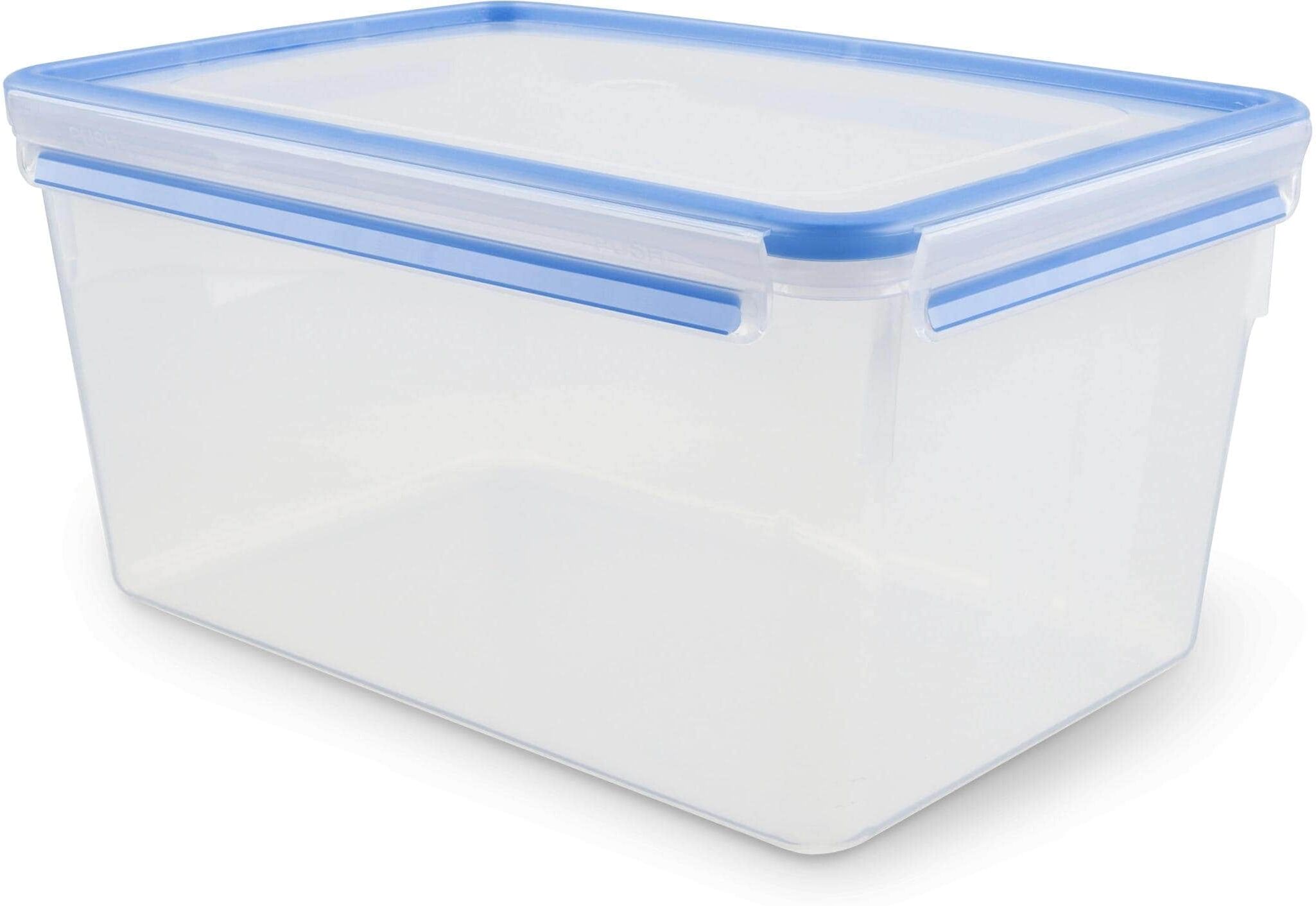 Vorratsdose EMSA "Clip& Close 8 l", blau (blau, transparent), Kunststoff, Lebensmittelaufbewahrungsbehälter, Vorratsdose blau, transparent Einheitsgröße
