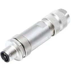 Schubiger Binder 99 1631 812 04 Miniatur-Rundsteckverbinder Stecker, gerade Gesamtpolzahl:, Elektronikkabel + Stecker