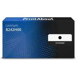Toner kompatibel mit Lexmark B242H00 - Schwarz - Hohe Kapazität