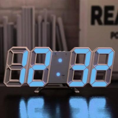 Uplift Essentials 3D LED Digital Clock   Smart Glow Night Mode Wall Decoration style 02