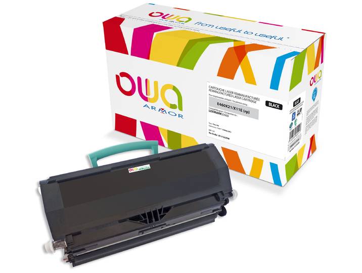 OWA Toner compatible LEXMARK E460X21E - K15162OW - Noir