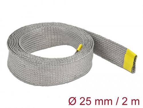 Delock 20790 20790 Geflechtschlauch Grau Kupfer 2m 1St.
