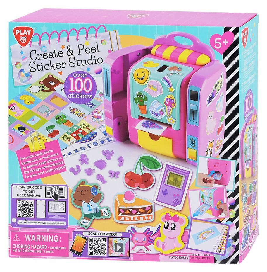 Playgo Stickerstudio: Maak je eigen stickers met 100 stickers