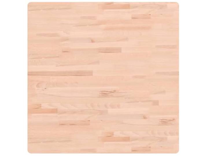 GFDWPUY Tischplatte 80x80x2,5 cm Quadratisch Massivholz Buche Abgerundete Ecken, Feuchttuch-Reinigung, Vielseitig für Esstisch oder DIY-Projekte