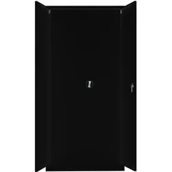 SET Lüllmann® Flügeltürenschrank 4,5 OH und 5 OH, tiefschwarz