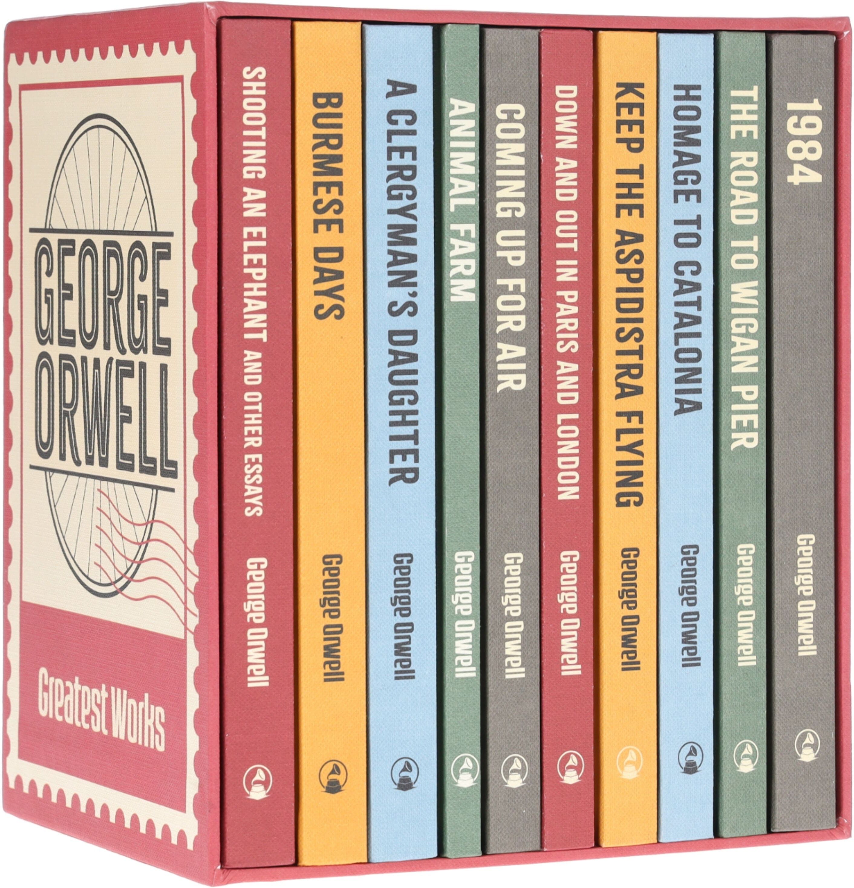 The Greatest Works Of George Orwell 10 Books Collection Box Set - Fiction - Hardback Fox Eye Publishing