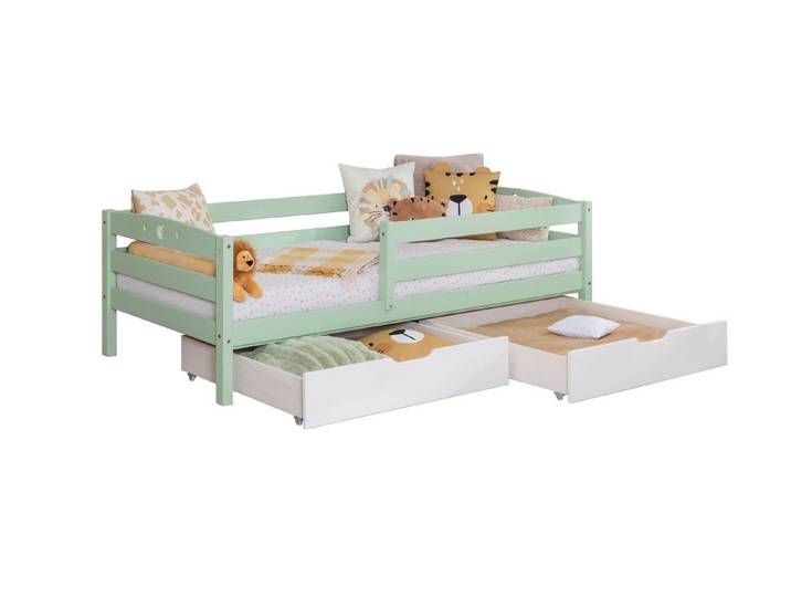 Ticaa Bettgestell Einzelbett „Eli“, Kinderbett, Jugendbett