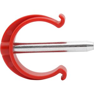 Hymer Gerüst-Sicherungsstecker 007760, Federstecker aus Kunststoff mit Stahl-Bolzen
