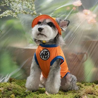 Uplift Picks Goku Style Pet Vest Shirt For Small Dogs And Cats m
