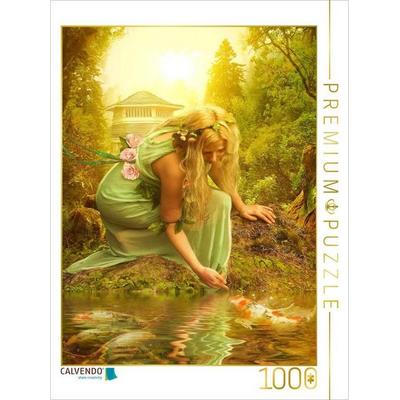 CALVENDO Puzzle Nymphe am Bach | 1000 Teile Lege-Größe 64x48cm Foto-Puzzle für glückliche Stunden