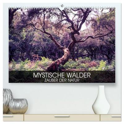 Mystische Wälder - Zauber der Natur (hochwertiger Premium Wandkalender 2026 DIN A2 quer), Kunstdruck in Hochglanz