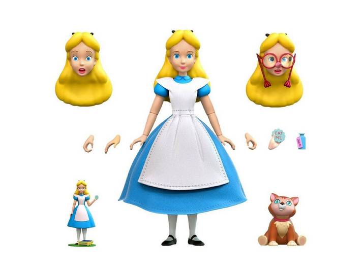 Super7 Actionfigur Disney Ultimates Alice in Wonderland Alice Actionfigur