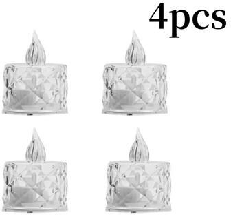 Uplifted Goods Flameless LED Light Candle Set For Decor 4pcs
