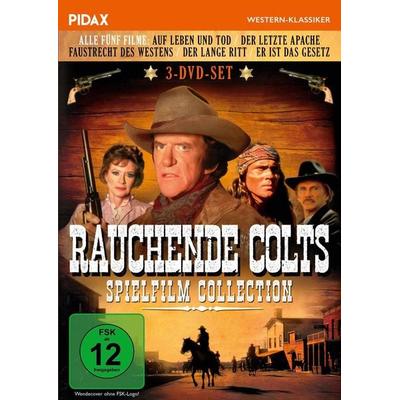 Rauchende Colts - Spielfilm Collection / Alle fünf Spielfilme zur Kultserie mit James Arness (Pidax Western-Klassiker) [3 DVDs], DVD