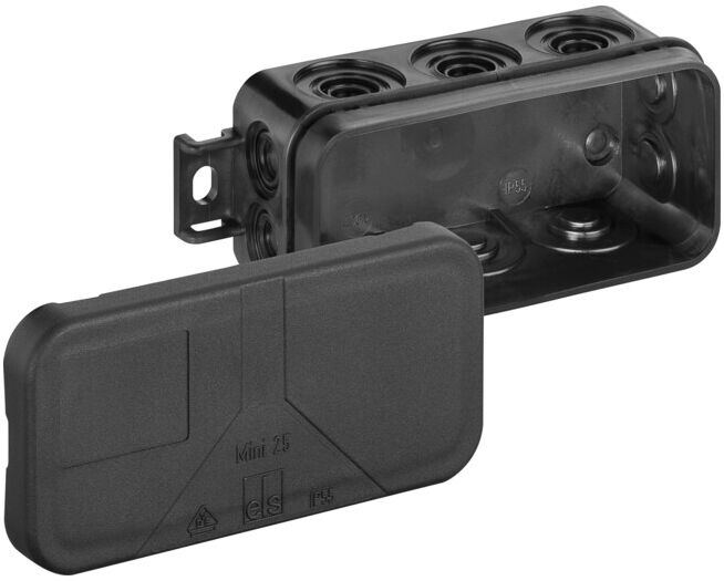 Spelsberg Boîte de connexion noire Mini 25-L/blanc (31010801)