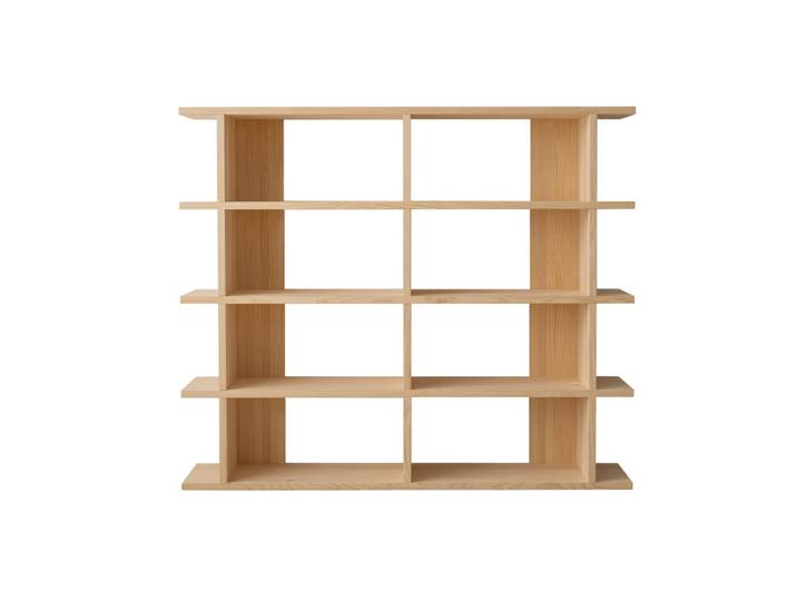 Bibliothèque en pin massif verni 2x4