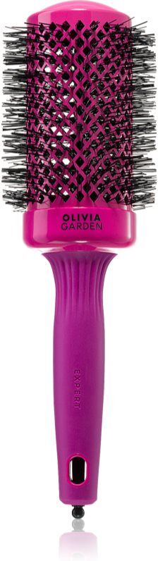 Olivia Garden Expert Shine Hot Pink Haarbürste zum Fönen für langes Haar 55 mm 1 St.