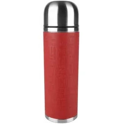 emsa 515715 Isolierflasche SENATOR 1,0 Liter Manschette rot