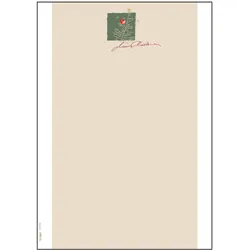 Sigel, Grusskarte + Briefpapier, DP256 Briefpapier Weihnachten, 90 g/m2, A4, 100 Blatt, FSC-zertifiziert (100 Stk.)
