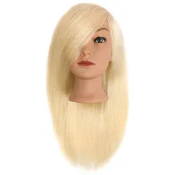 Efalock Übungskopf Ella Naturhaar lichtblond 50 cm