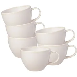 like. by Villeroy & Boch Crafted Cotton Kaffeetasse 247 ml 6er Set