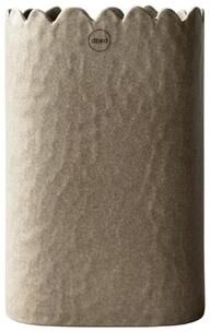 BIDK Home Flowery Vase Beige