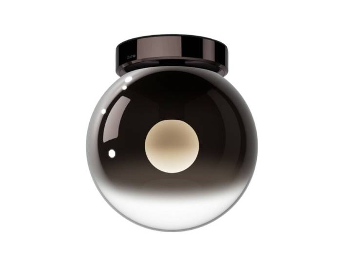 Occhio Deckenleuchte Luna piena up, Design, verspiegeltes Glas -