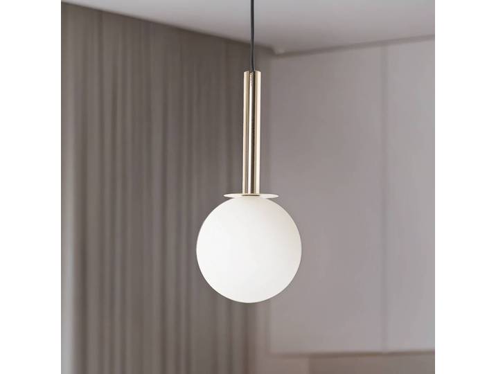 Glas Hängeleuchte Daisy SIGMA, dimmbar, weiß / opal, für Wohn- / Esszimmer, Metall, Modern