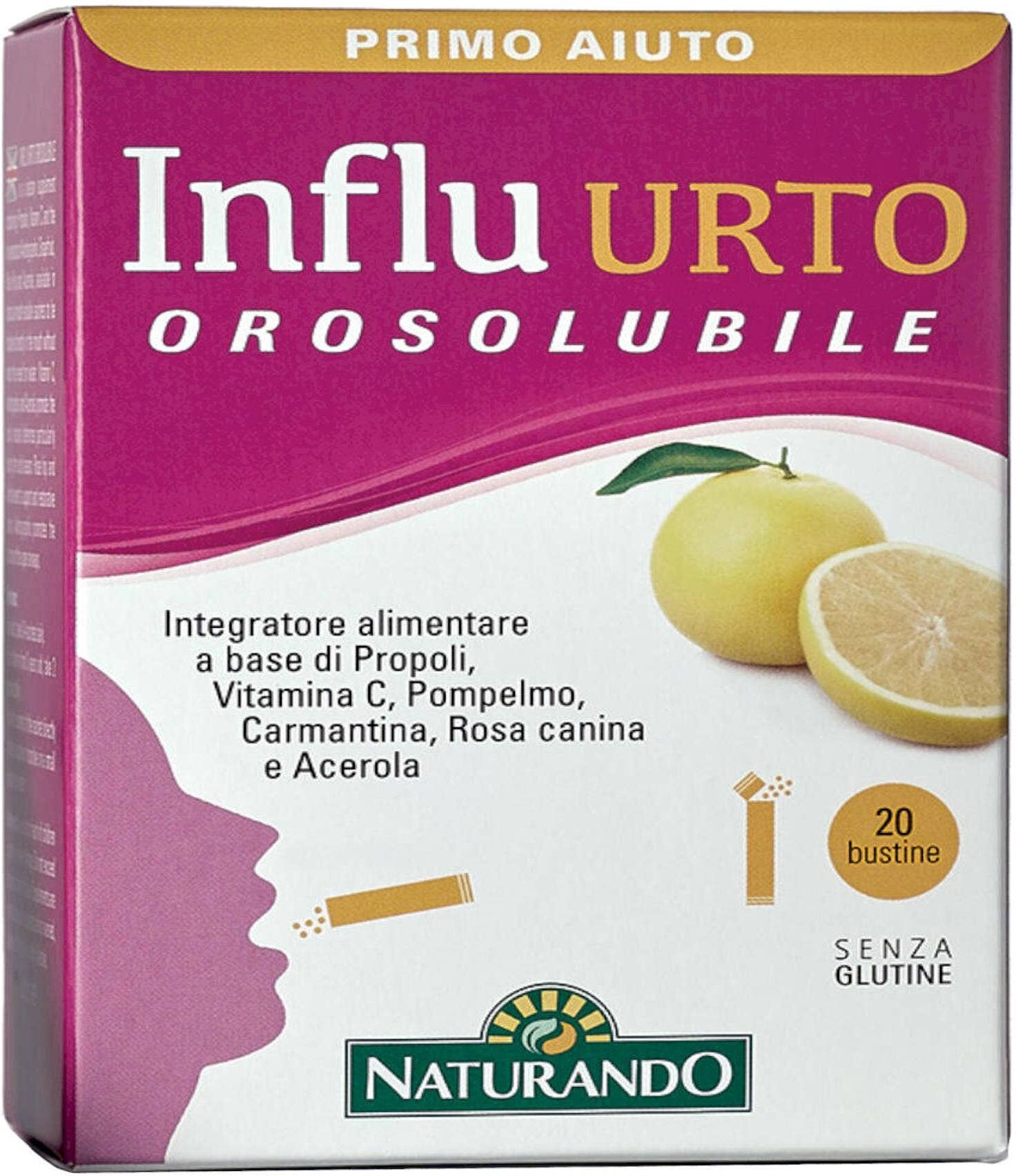 NATURANDO Influ Urto Orosolubile 20 Bustine Da 2mg 