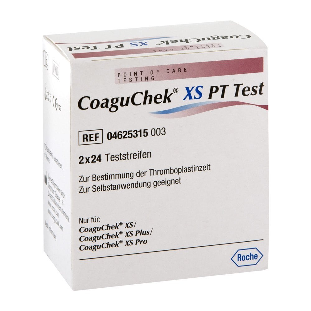 Roche Diagnostics Deutschland GmbH Coaguchek Xs Pt Test 01001243