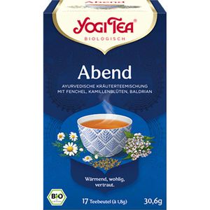 YogiTea Tee Abend, BIO, Kräutertee, 30,6 g, 17 Beutel