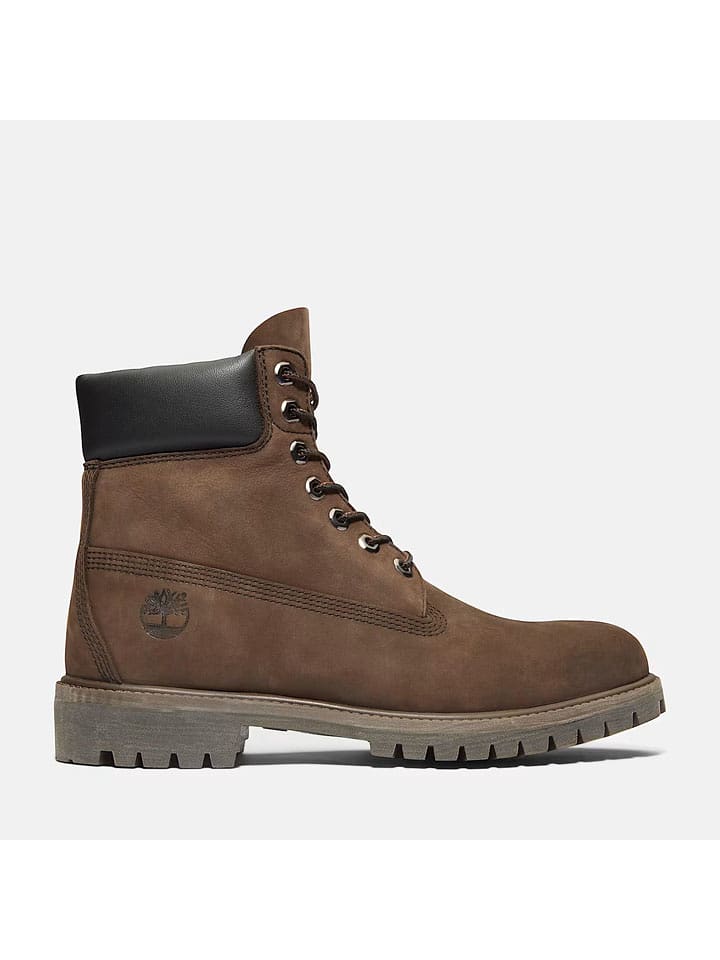 Timberland Leder-Boots "Premium 6" in Braun - 45